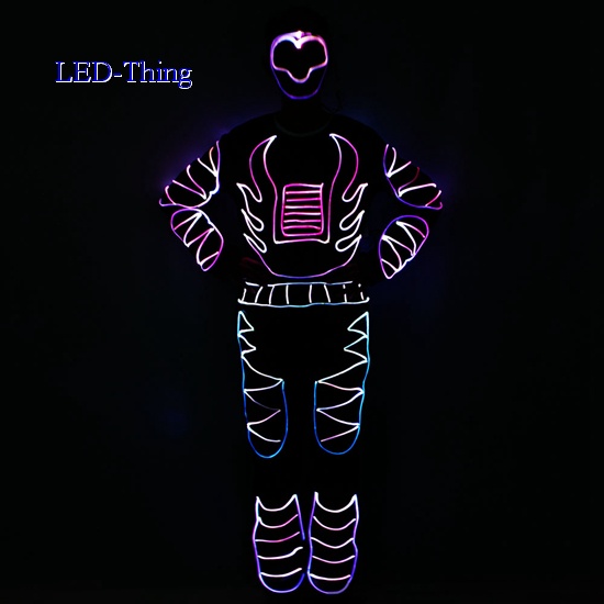 LED Light Full Color Fiber Optic Illuminator Clothing Costume