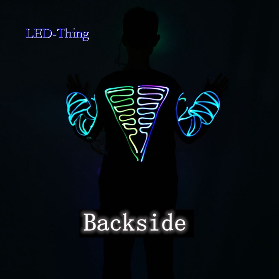 LED Light Full Color Fiber Optic Illuminator Clothing Costume