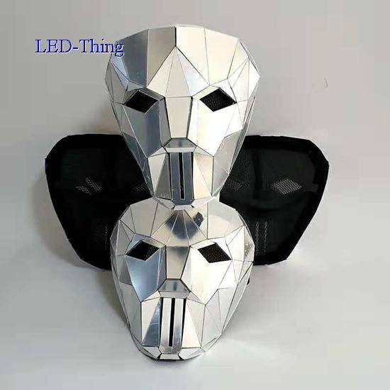 3D Shape Alien Mirror Mask Costume For Sale