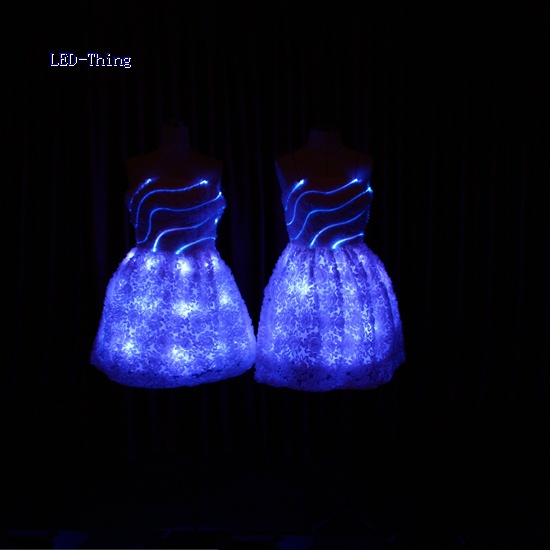 LED Bridesmaid Wedding Dress