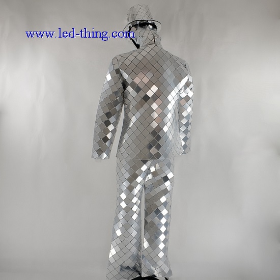 silver jump suits