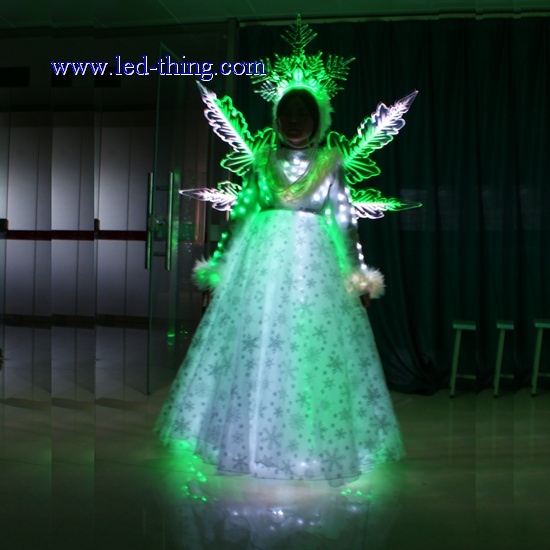 Snow White Princess LED Dress Fairy Clothing