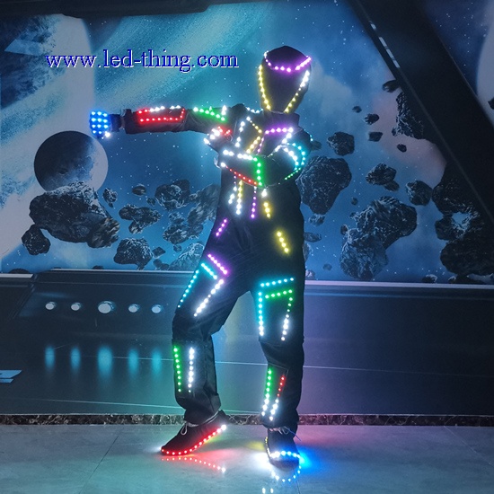 LED Tron Luminus Dance Programmable Costume