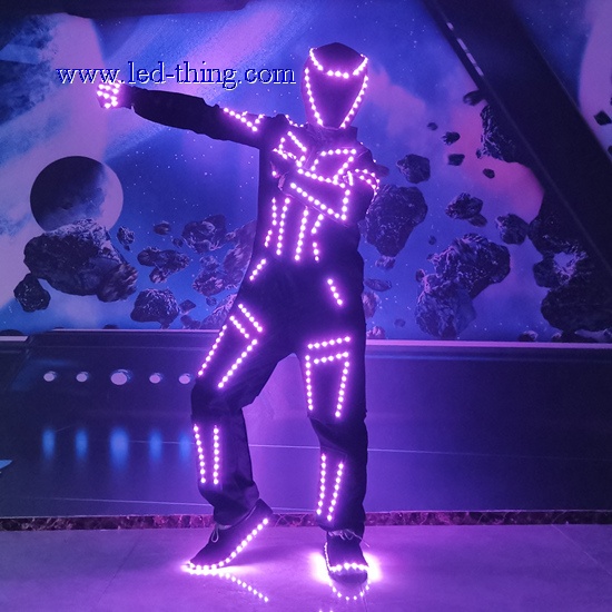 LED Tron Luminus Dance Programmable Costume