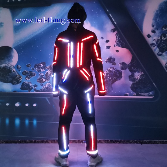 LED Full Color Light Up Robot Costume