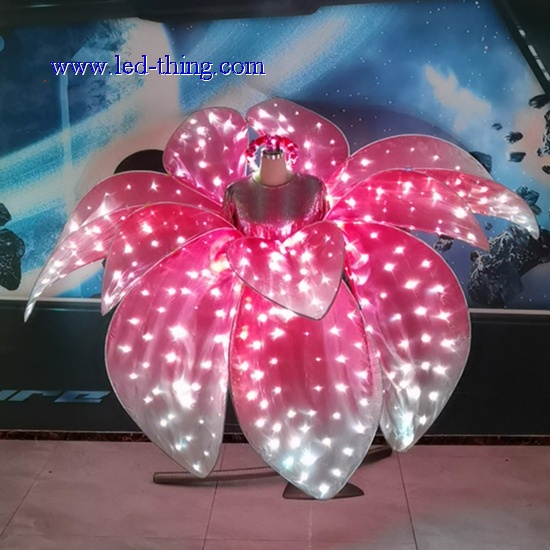 LED Flower Pixel Entainerment Stage Performance Dress