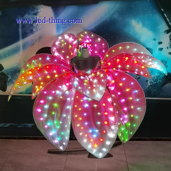 LED Flower Pixel Entainerment Stage Performance Dress