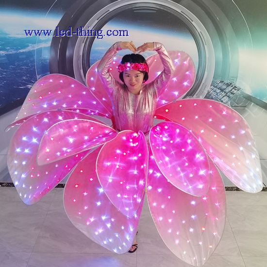 LED Flower Pixel Entainerment Stage Performance Dress