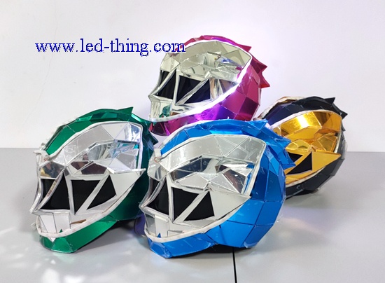 LED & Mirror Super Soldier Helmet