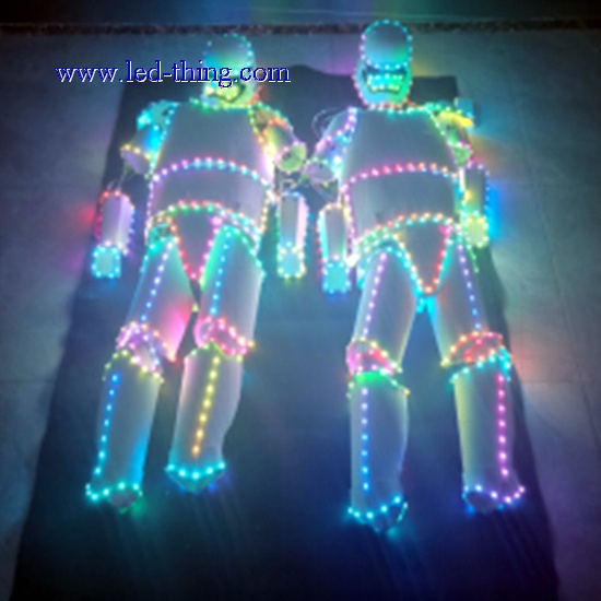 LED Robot Cyborg Costume
