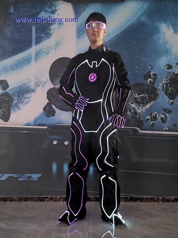 LED Fiber Optic Tron Costume