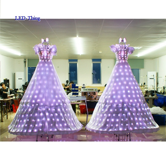 LED Stilt Walker Dress