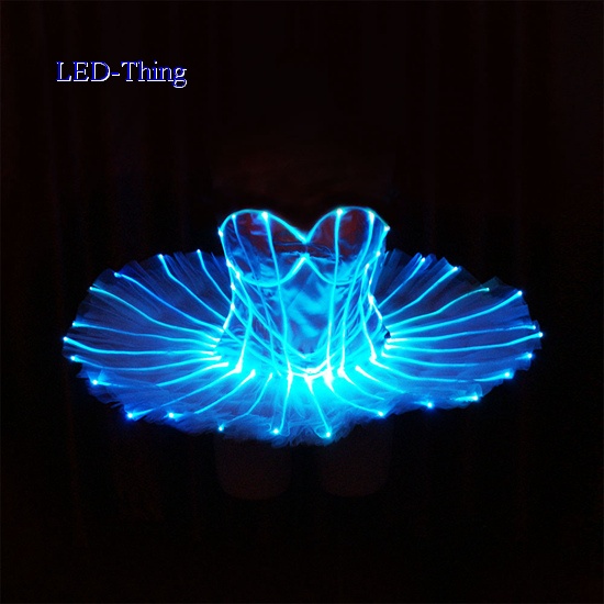 LED Black Swan Ballet Dress