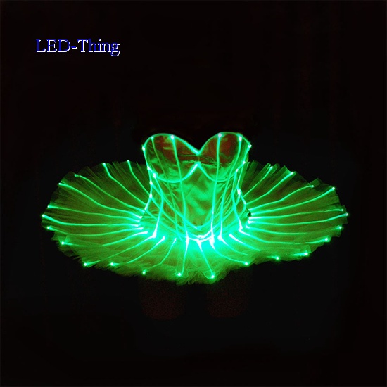 LED Black Swan Ballet Dress