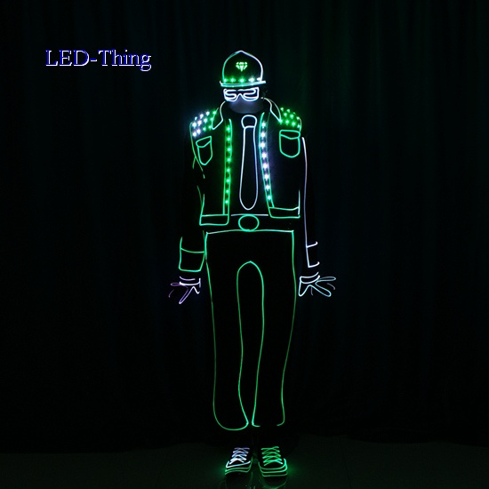 LED Light Balance Tron Dance Costume