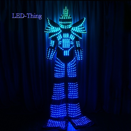 LED Stilt Robot