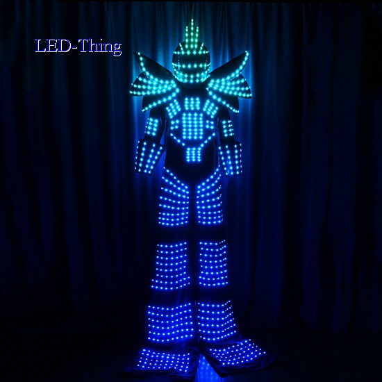 LED Stilt Robot