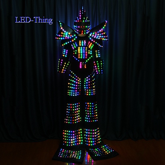 LED Stilt Robot