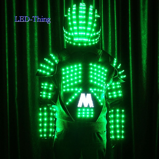 LED Cyborg Robot Costume