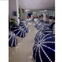 LED Light Umbrella Lights Battery Operated with Torch Flashlight