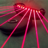 LED Red Laser Lighting Glasses