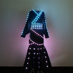 LED KungFu Heroine Swords Wonder Woman Costume
