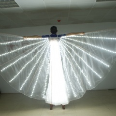 LED Big Isis Butterfly White Wings