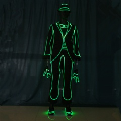 Fiber Optic Tail Coat Costume