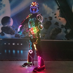 Programmable LED Fiber Optic Costume