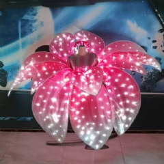 LED Flower Pixel Entainerment Stage Performance Dress