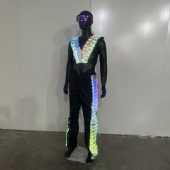 LED Vest+Pant+Glasses
