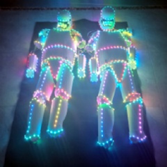 LED Robot Cyborg Costume
