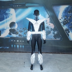 LED Warrior Costume