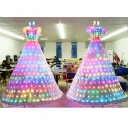 LED Stilt Walker Dress