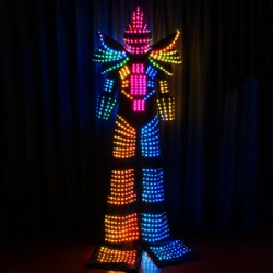 LED Stilt Robot