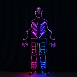 LED Tron Act Luminous Costume