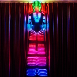 LED Disfraz De Stilt Walking Robot