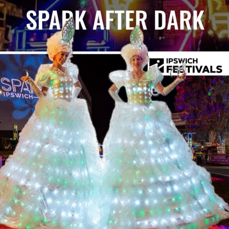 Spark After Dark: The LED Princess Dress Redefining Interactive Event Entertainmentent