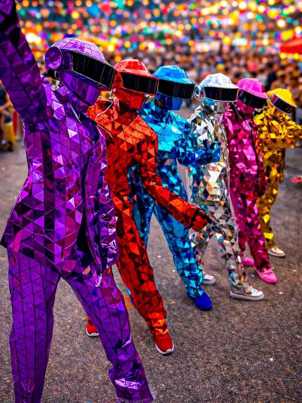 Unforgettable Visual Symphony: Mirror Man Dance Troupe Lights Up the Global Stage