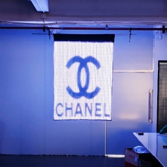 Custom Programmable LED Logo Flag: Full-Color RGB Animation Banner with Bluetooth App Control for Brand Activations, EDM Festivals & Stage Performances