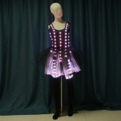 Premium LED Sexy Lingerie: RGB Light-Up Dual-Use Bodysuit for DJ Girls, Club Go-Go Dancers & High-End Festival Stage Acts